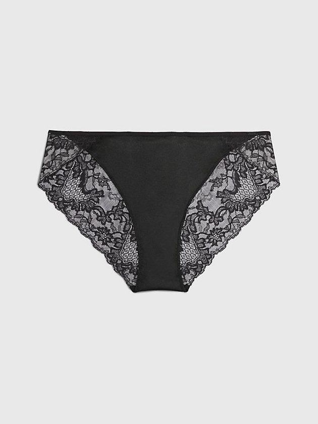 Calvin Klein USA Lace Bikini Womens Briefs Black 1975206-JS